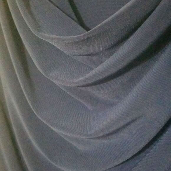 Navy Blue Dress Long mid/ maxi length. C1 - Picture 4 of 4
